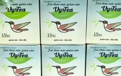 Thu hồi trà thảo mộc Vy&Tea do có chất cấm Sibutramine và Phenolphthaleine